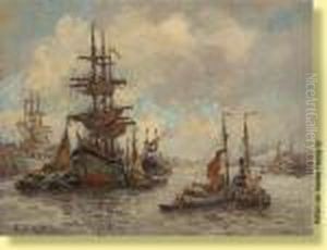 Le Port De Rotterdam by Evert Moll