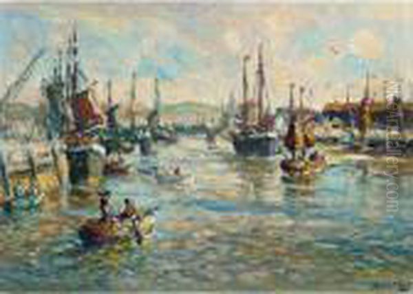A Busy Harbour - view 1