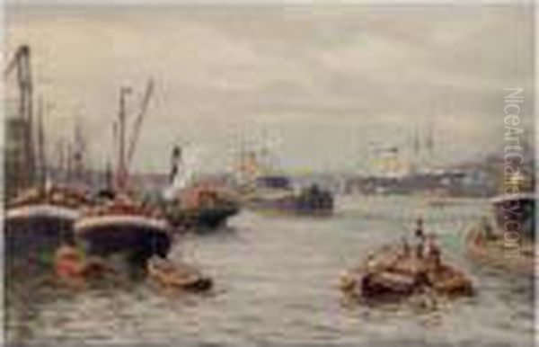 The Rotterdam Harbour - view 1