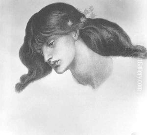 The Blessed Damozel - study by Dante Gabriel Rossetti