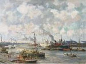 Shipping In Rotterdam Harbour