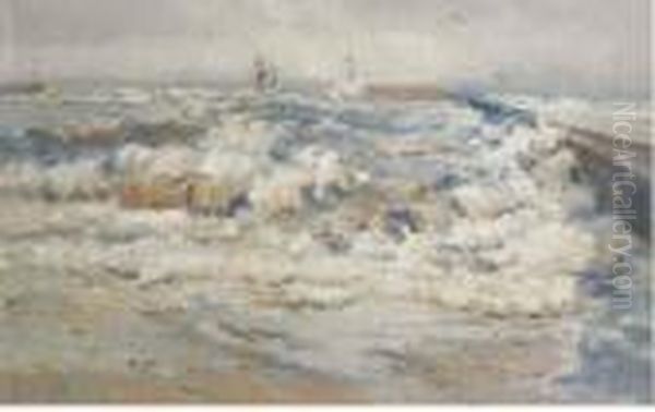 Stormy Weather At Sea - view 1
