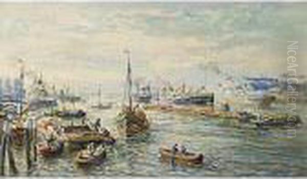 The Rotterdam Harbour - view 1