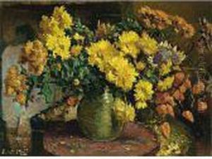 A Flower Still Life by Evert Moll