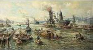 Rotterdam Harbour by Evert Moll