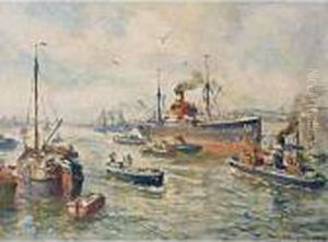 Harbour Scene Harbour Scene