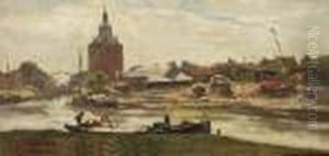 View Of The Harbour Of Enkhuizen