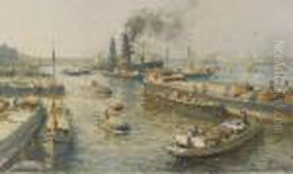 Activities In Rotterdam Harbour - view 1