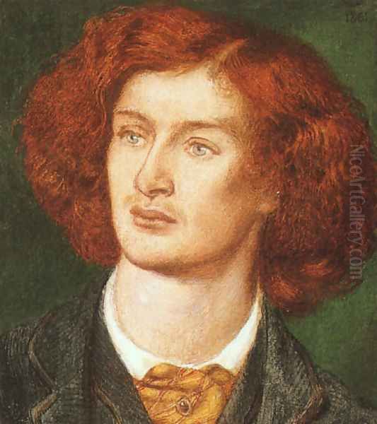 Portrait of Algernon Swinburne 1861 - view 1