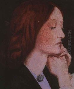 Portrait of Elizabeth Siddal 1854 by Dante Gabriel Rossetti