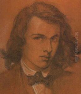 Self Portrait at Age Eighteen 1847 by Dante Gabriel Rossetti