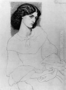 Jane Burden, aged 18 by Dante Gabriel Rossetti