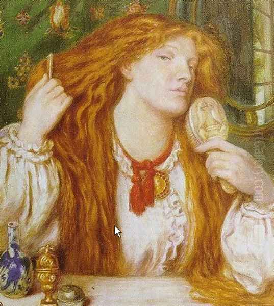 Woman Combing Her Hair 2 - view 1