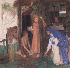 The Passover in the Holy Family: Gathering Bitter Herbs by Dante Gabriel Rossetti