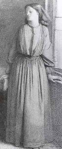 Portrait of Elizabeth Siddal I by Dante Gabriel Rossetti