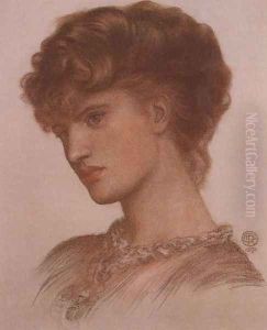 Portrait of Aflaia Coronio (née Ionides) by Dante Gabriel Rossetti