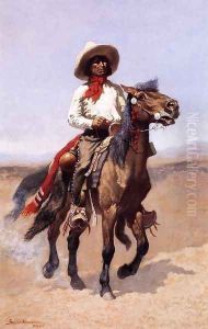 A Regimental Scout by Frederic Remington