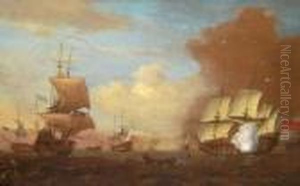 Naval Battle Scene - view 1