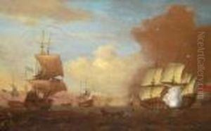 Naval Battle Scene