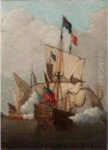 The Royal Yacht Perregrin by Peter Monamy