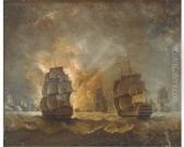A Naval Battle - view 1