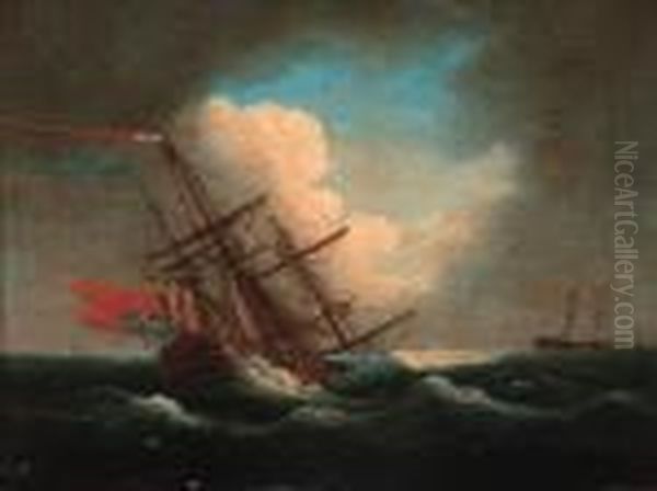 A Frigate In Distress - view 1