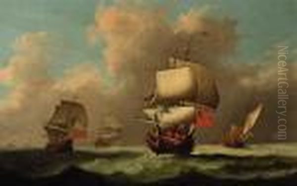 A Squadron Of The Red At Sea - view 1
