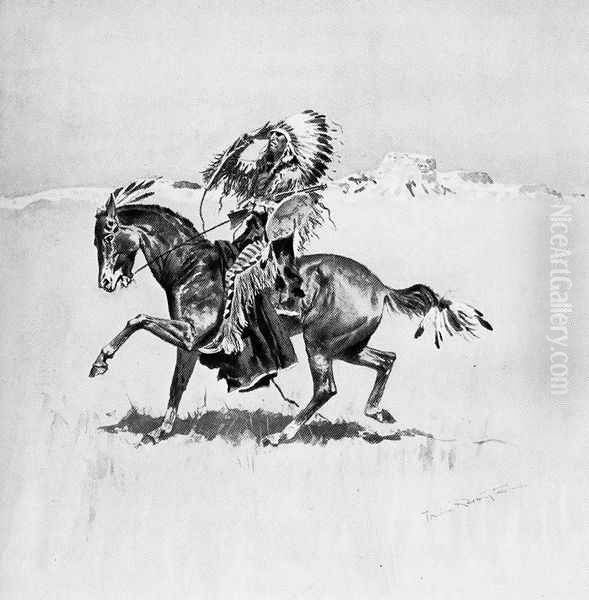 A Cheyenne Warrior - view 1