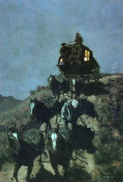 The Old Stage Coach of the Plains - view 1