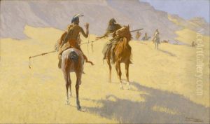 The Parley by Frederic Remington