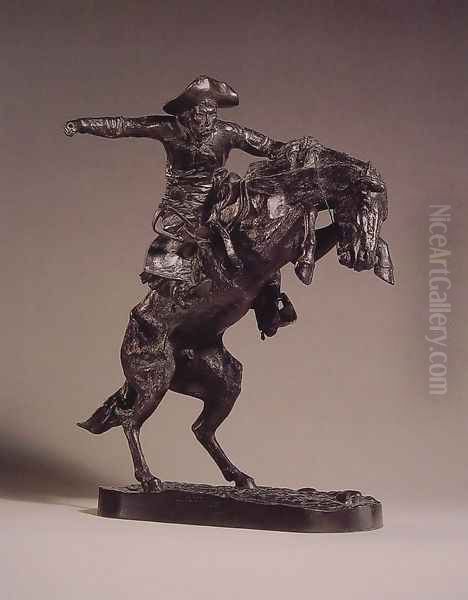 The Bronco Buster I by Frederic Remington