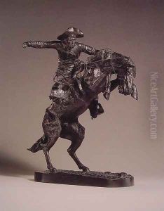 The Bronco Buster I by Frederic Remington