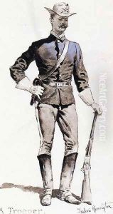 A Trooper by Frederic Remington
