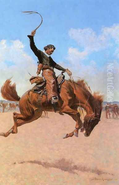 The Bronco Buster - view 1