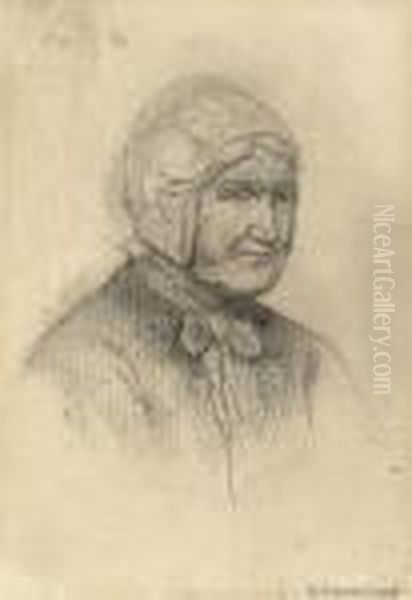 Head Of An Achterhoek Farm Woman - view 1