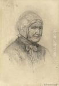 Head Of An Achterhoek Farm Woman