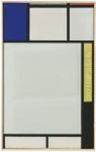 Composition Avec Bleu, Rouge, Jaune Et Noir