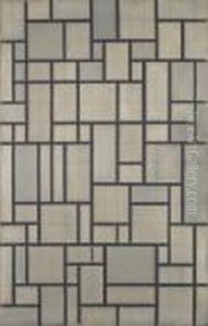 Composition Avec Grille by Piet Mondrian