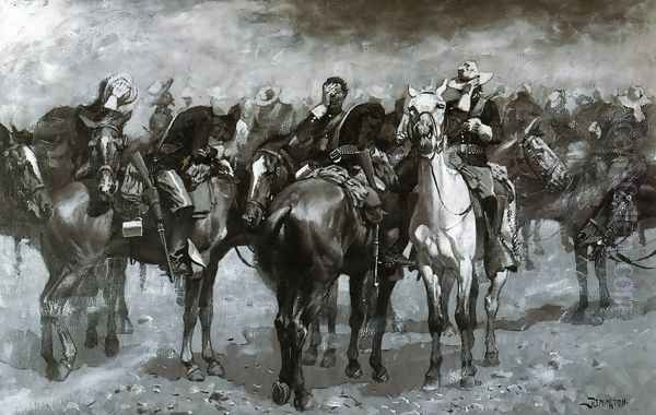 Cavalry in an Arizona Sandstorm - view 1