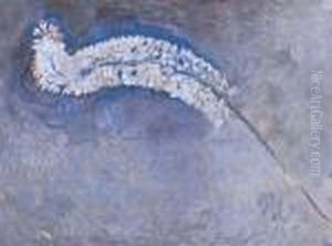 Mondrian Dutch, - Foxtail Lily, Circa1909 by Piet Mondrian