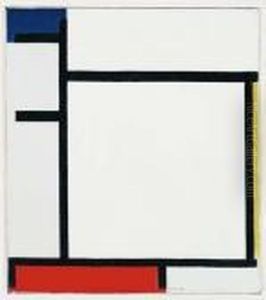 Composition With Blue, Yellow, Red And Grey by Piet Mondrian