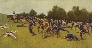 Charge Up San Juan Hill by Frederic Remington