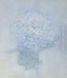 A Chrysanthemum by Piet Mondrian
