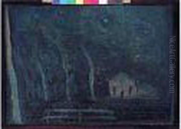 Landschap Bij Nacht, Circa 1908. - view 1