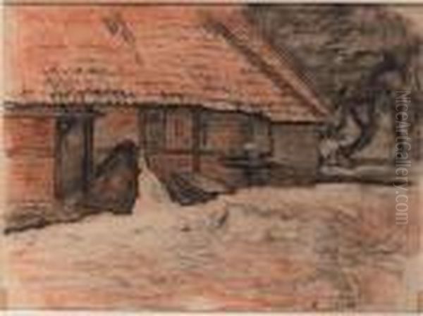 Side View Of A Farmbuilding In Winterwijk - view 1