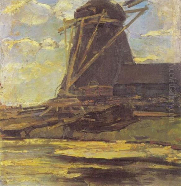 Oostzijdse Mill With Cropped Wings - view 1