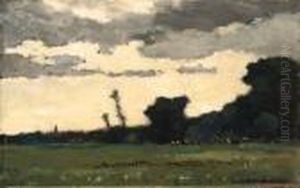 Dusk (schemering) by Piet Mondrian