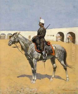 Cavalryman of the Line, Mexico by Frederic Remington