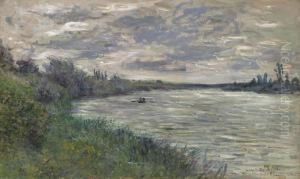 La Seine Pres De Vetheuil, Temps Orageux