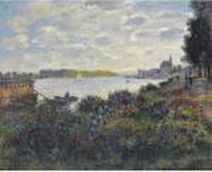 La Seine A Argenteuil by Claude Oscar Monet